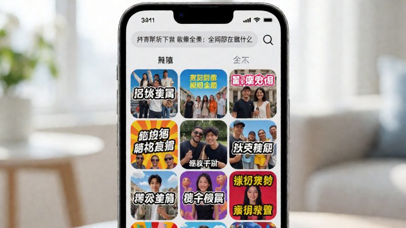 抖音解析下载 搜索全景:全网都在搜什么 配图